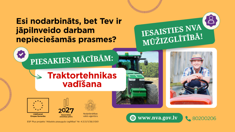 Traktortehnikas vadītājs