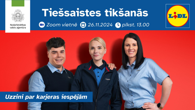Tiešsaistes tikšanās par karjeras iespējām Lidl Latvija