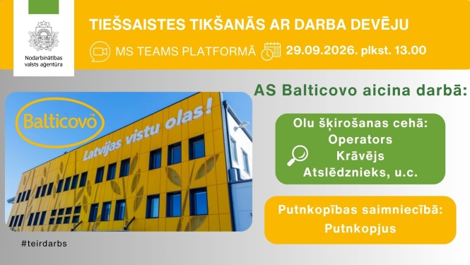 Tikšanās ar darba devēju-Balticovo