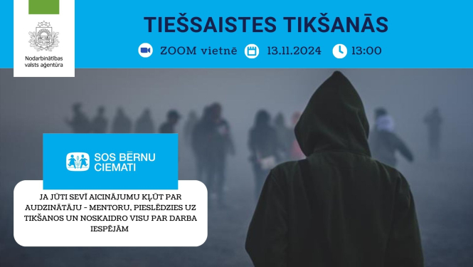 Tiešsaistes tikšanās par darba iespējām LATVIJAS SOS Bērnu ciemata Asociācijā