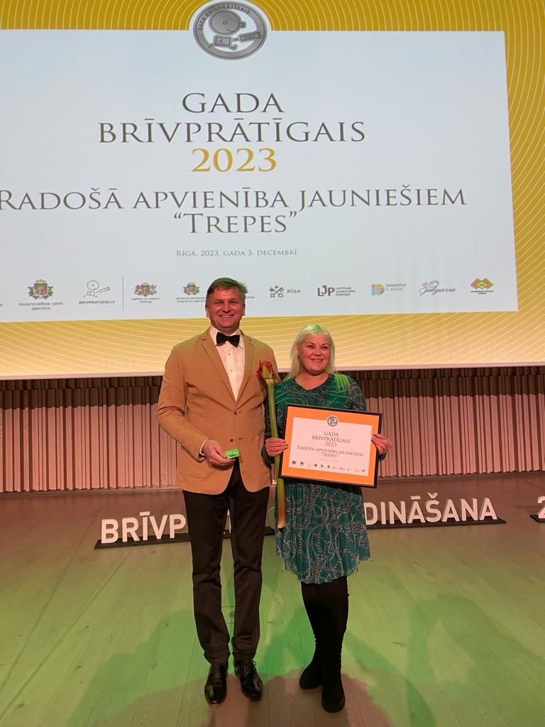 “Gada brīvprātīgais 2023” Radošā apvienība jauniešiem TREPES