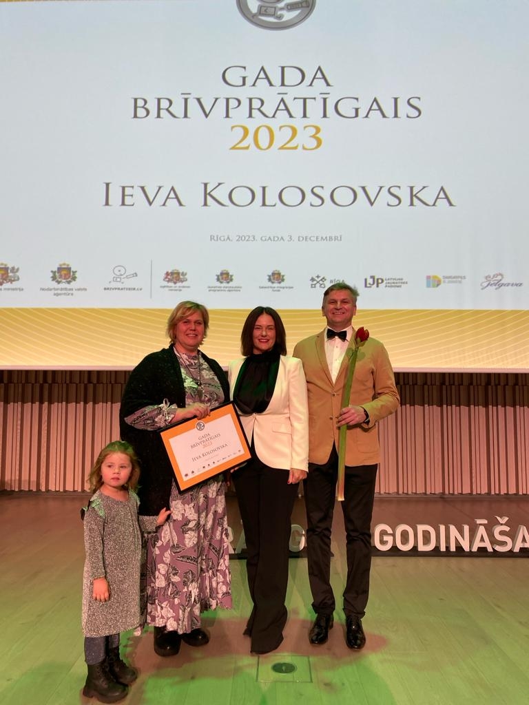 “Gada brīvprātīgais 2023” Ieva Kolosovska