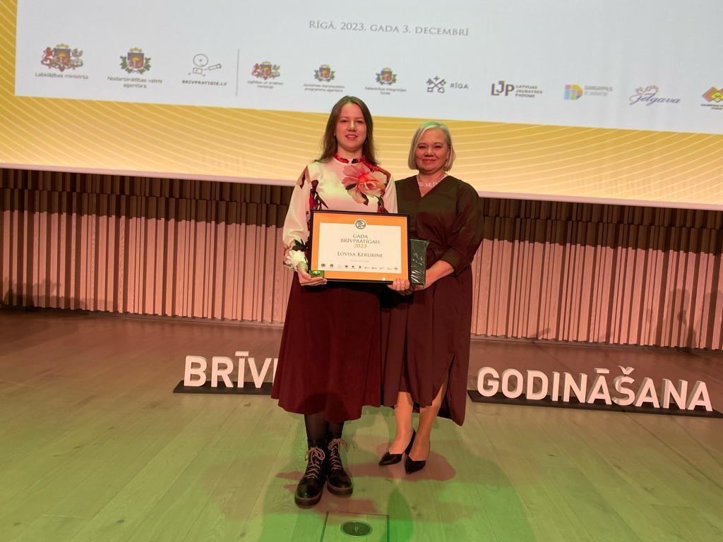 “Gada brīvprātīgais 2023” Lovisa Ķerubine