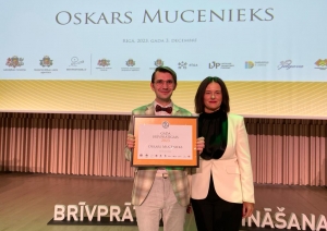 “Gada brīvprātīgais 2023” Oskars Mucenieks