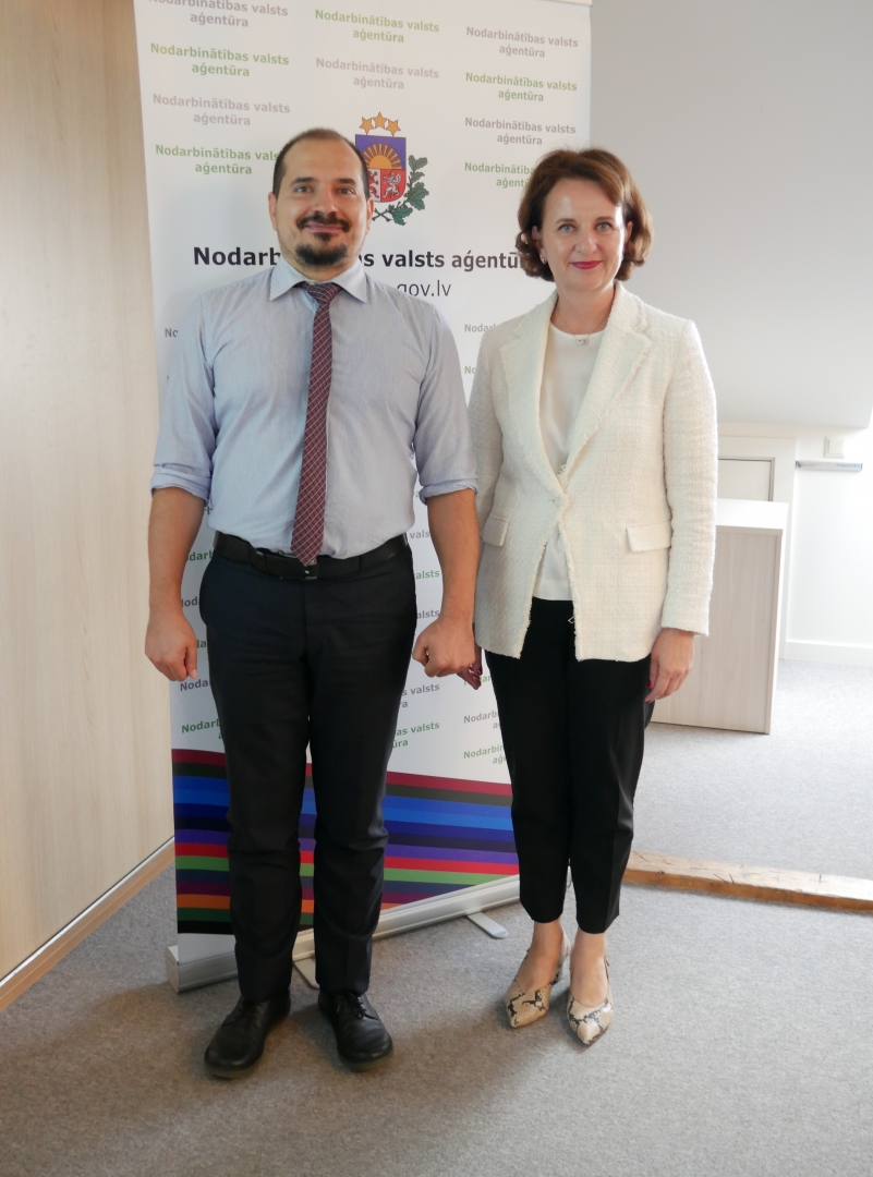Nodarbinātības valsts aģentūru apmeklēja Moldovas darba un sociālās aizsardzības ministrs