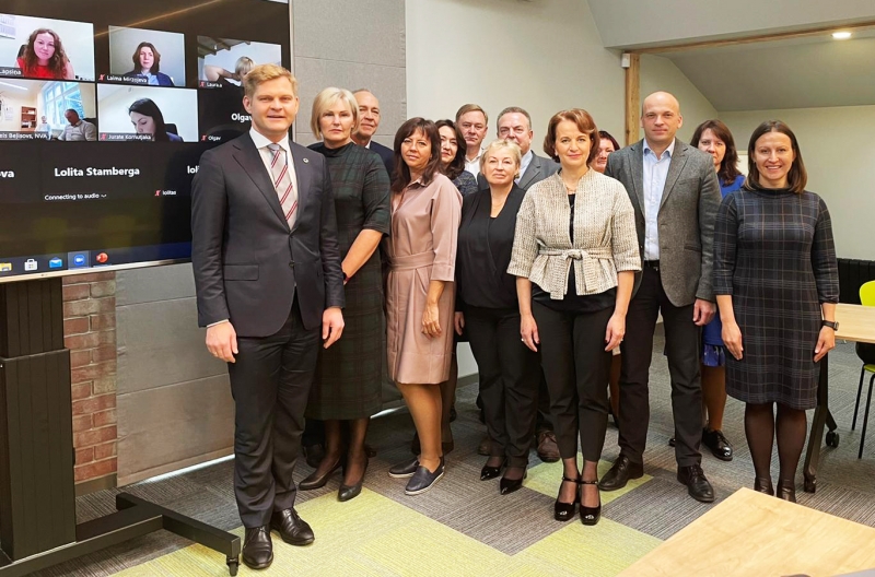 Foto: NVA filiāļu vadītāju sanāksmes dalībnieki