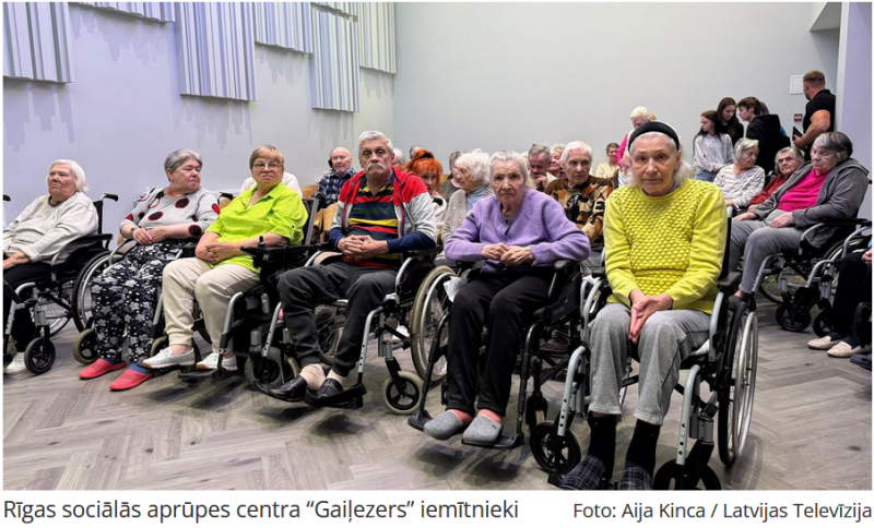 Rīgas sociālā aprūpes centra "Gaiļezers" iemītnieki