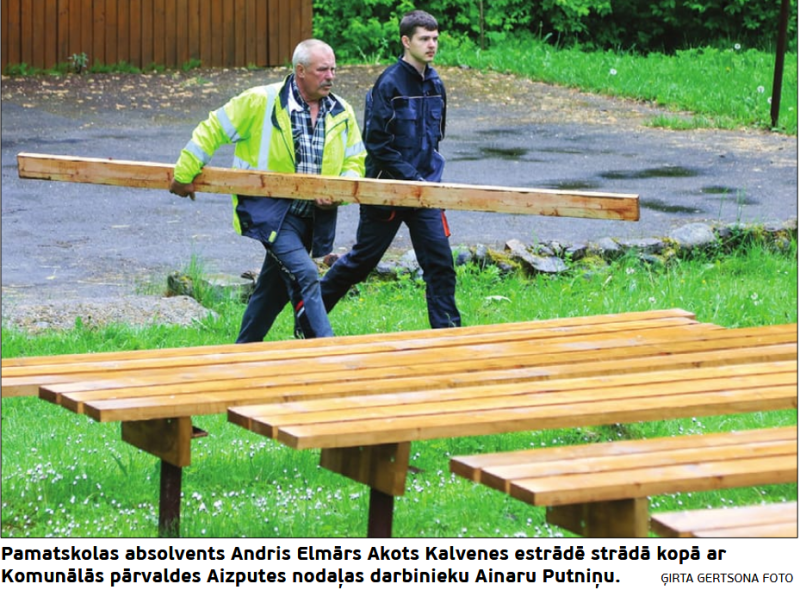 Pamatskolas absolvents Andris Elmārs