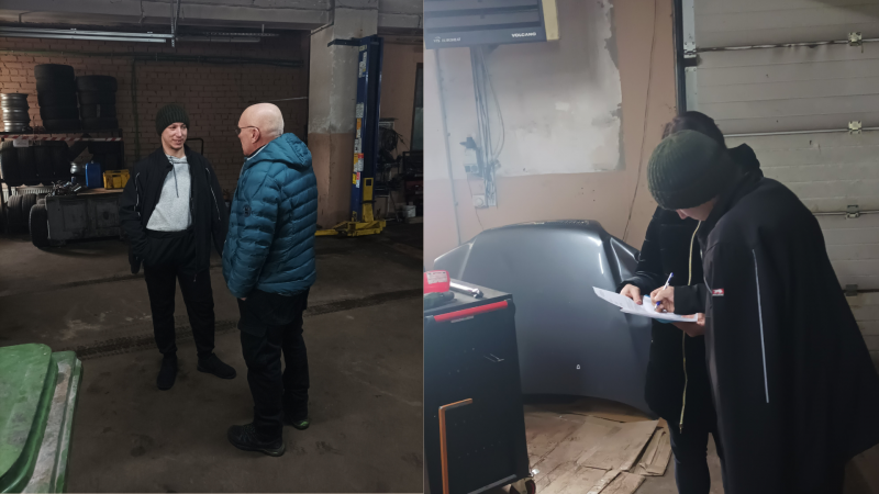 15.martā Daugavpilī pasākums “Atvērto durvju dienas uzņēmumos personām ar invaliditāti” notika auto remonta un apkopes uzņēmumā “DSI AUTO”