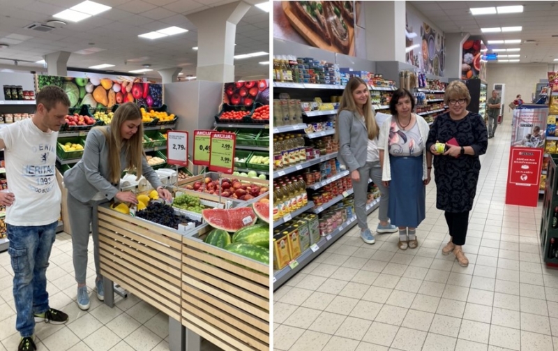 28. jūlijā darba meklētāji ar invaliditāti apmeklēja uzņēmuma ‘’LEKON’’ veikalu “Citro” Rīgā