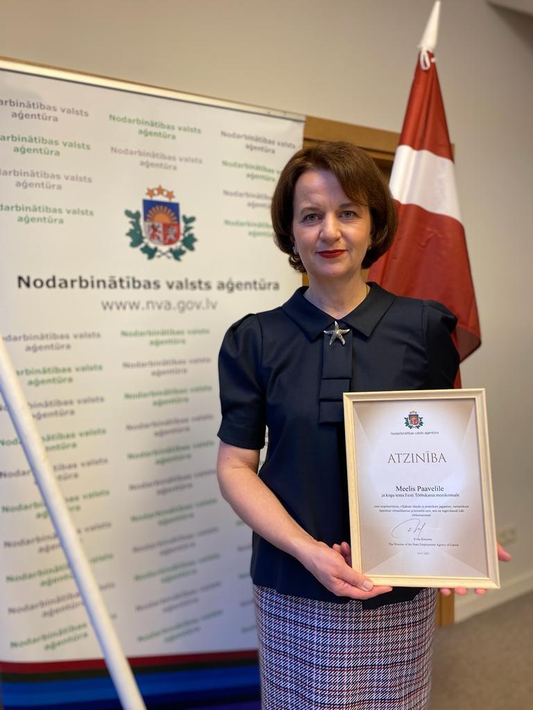 Foto: Nodarbinātības valsts aģentūras direktore Evita Simsone 