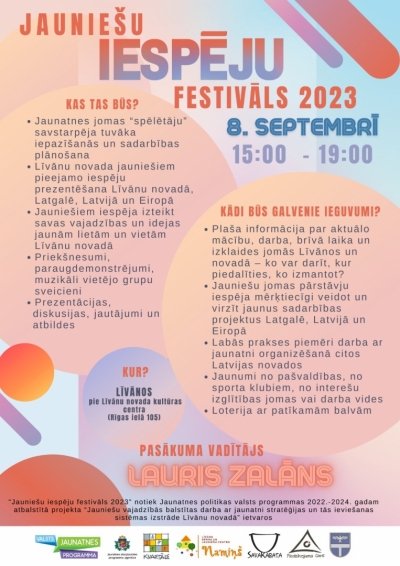 Jauniešu iespēju festivālā 2023