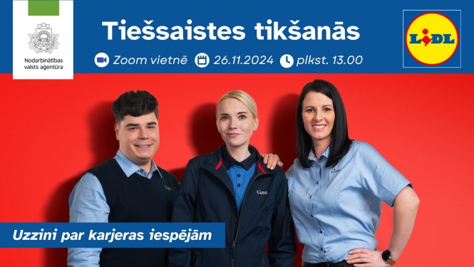 Tiešsaistes tikšanās par karjeras iespējām Lidl Latvija