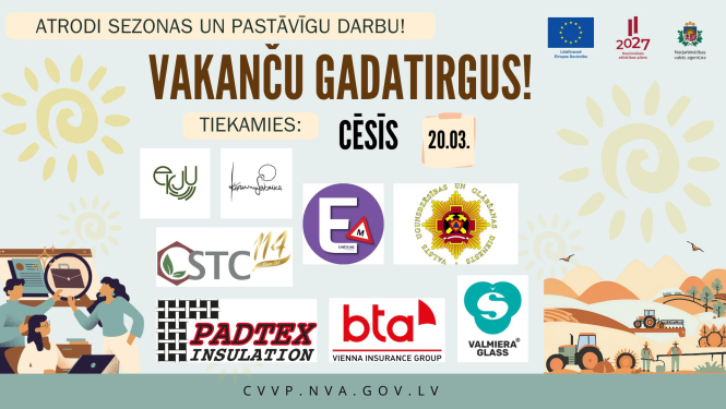 NVA reģionālais vakanču gadatirgus Cēsis
