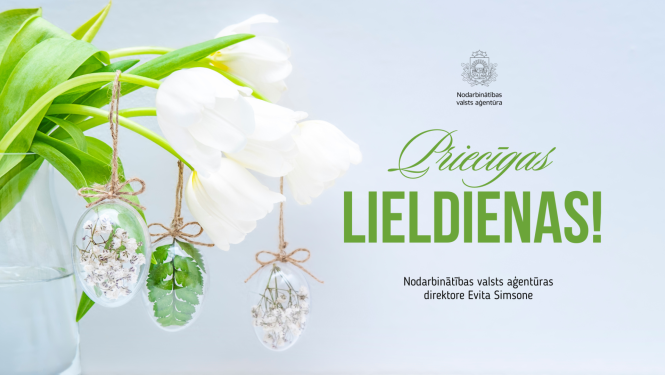Apsveikuma kartiņa: Priecīgas un saulainas Lieldienas! 