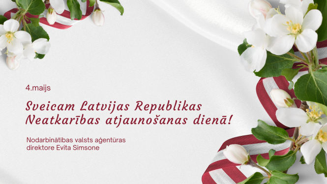 Sveicam  Latvijas Republikas Neatkarības atjaunošanas dienā!