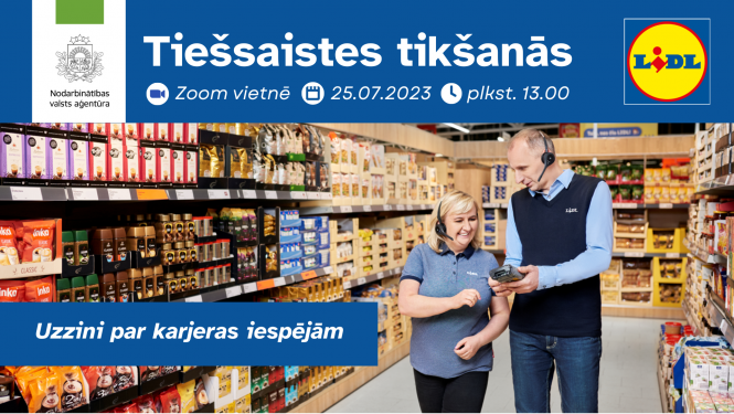 Tiešsaistes tikšanās par darba un karjeras iespējām Lidl Latvija SIA