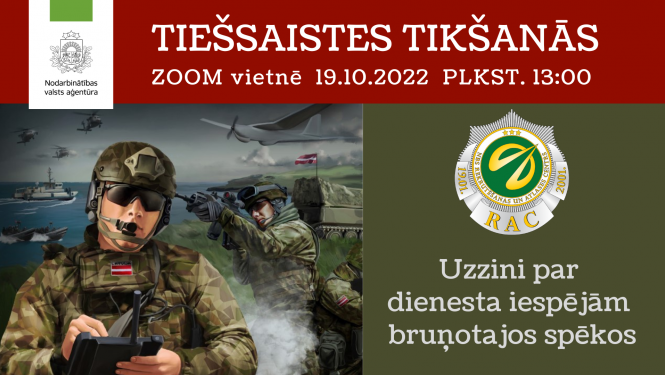 Tiešsaistes tikšanās ar NBS