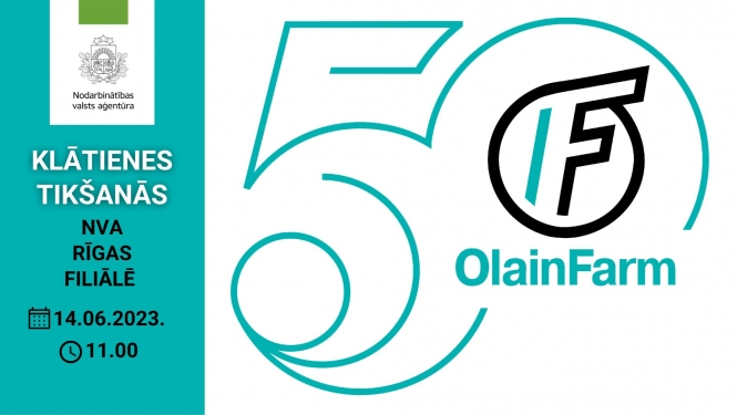 NVA logo, Olainfarm logo, teksts