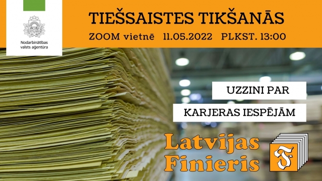 Tiešsaistes tikšanās Latvijas Finieris