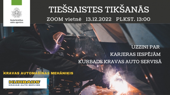 Tiešsaistes tikšanās par karjeras iespējām Kurbads kravas auto serviss