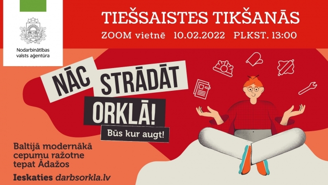 Tiešsaistes tikšanās ar darba devēju Orkla