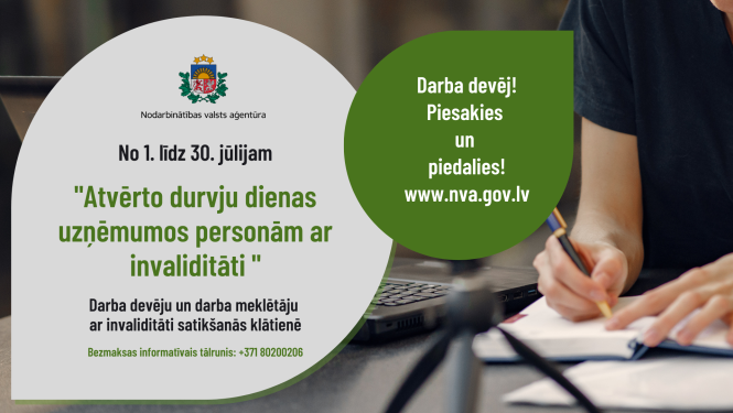 Atvērto durvju dienas uzņēmumos personām ar invaliditāti