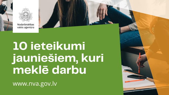 NVA logo, teksts, foto: jaunieši