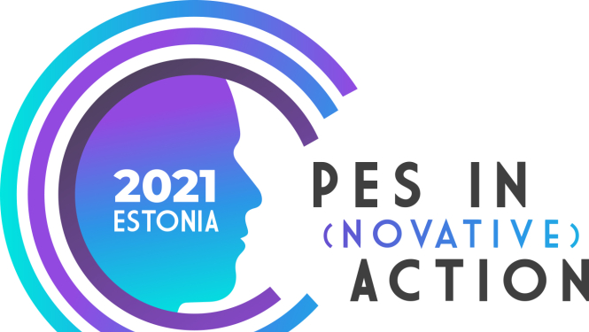 WAPES konferences logo. 2021 Estonia. PES in(novative) action