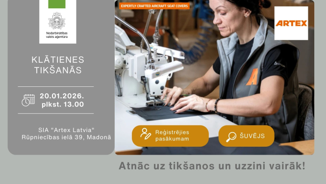 Klātienes tikšanās Madonā ar SIA "Artex Latvia" 