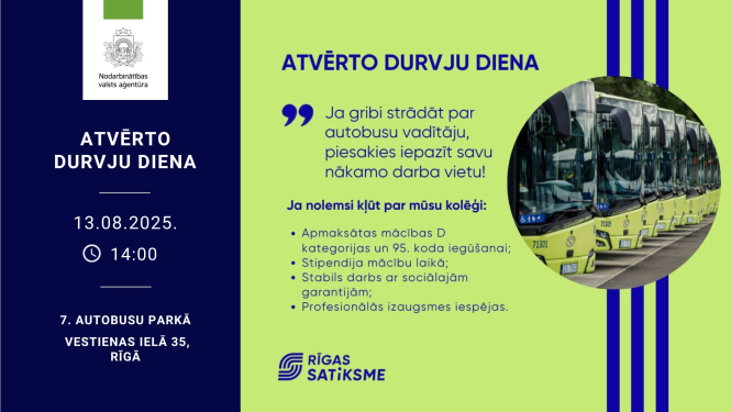 Atvērto durvju diena SIA “Rīgas satiksme”