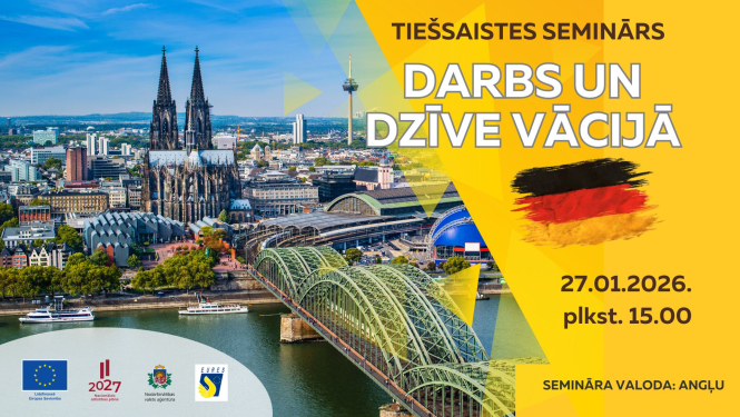 Tiešsaistes seminārs Darbs un dzīve Vācijā