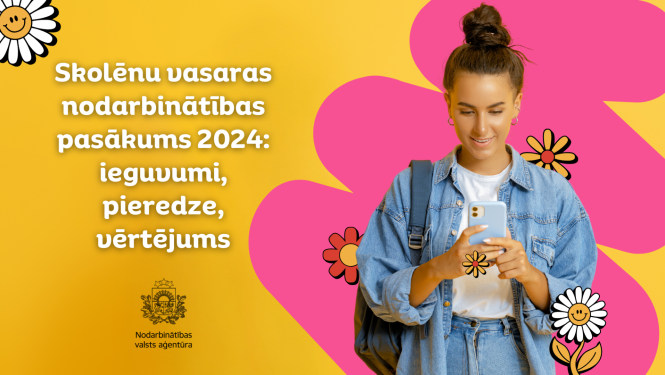 Skolēnu vasaras nodarbinātības pasākums 2024: ieguvumi, pieredze, vērtējums