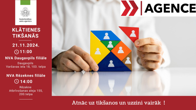 Klātienes tikšanās par darba iespējām ar SIA  “Agence”