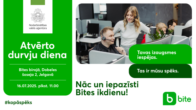 Atvērto durvju diena SIA “Bite Latvija” Jelgavā