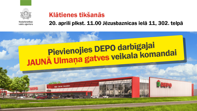 Klātienes tikšanās par darba un karjeras iespējām SIA DEPO DIY