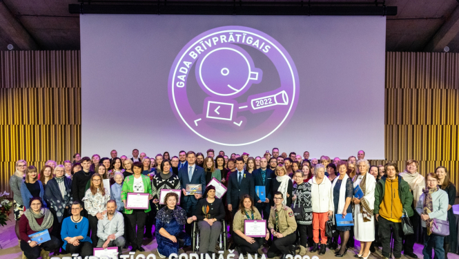 "Gada brīvprātīgais 2022" godazīmju saņēmēji