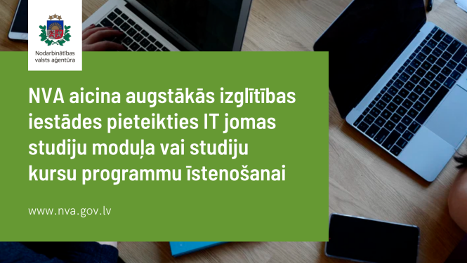 NVA logo, teksts, foto: klēpjdatori