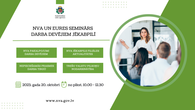 NVA un EURES seminārs Jēkabpils novada darba devējiem