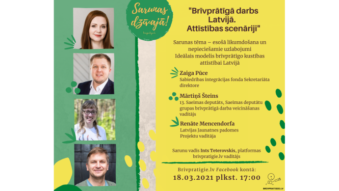 Sarunas dzīvajā! brivpratigie.lv pasākuma plakāts