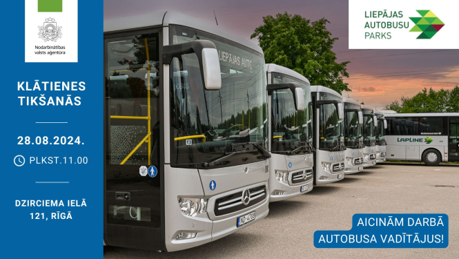 KLĀTIENES tikšanās RĪGĀ par darba iespējām AS “Liepājas autobusu parks”