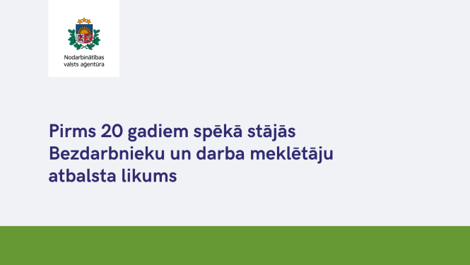 NVA logo, tektuāls saturs