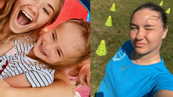 Marta Kamišova un Anna Mitre vasarā strādā SIA “TAVA nometne”  