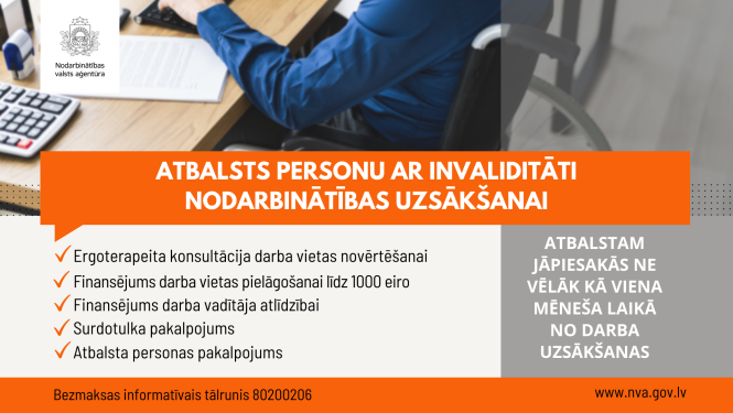 Vizualizācija, NVA logo un tektstuāls saturs