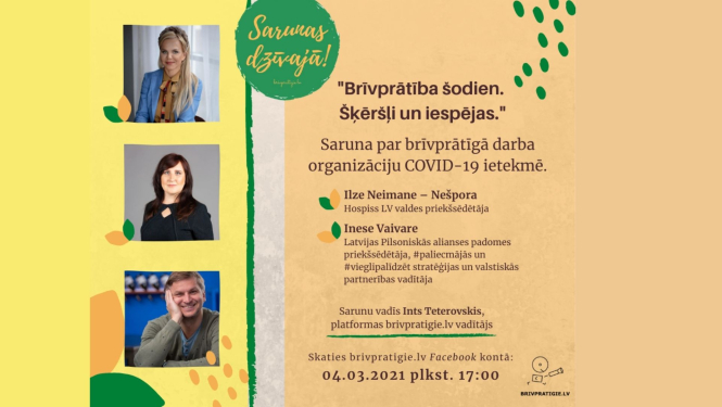 Foto un teksts, Brīvprātīgie.lv logo