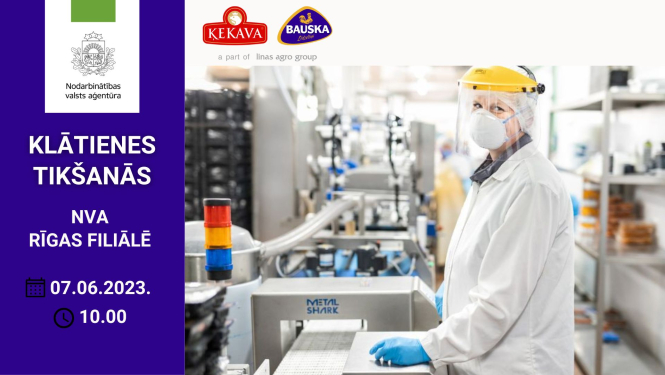 : KLĀTIENES tikšanās par darba iespējām ar AS PUTNU FABRIKA ĶEKAVA