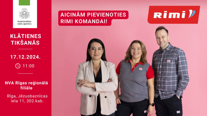 Klātienes tikšanās par karjeras iespējām uzņēmumā SIA “RIMI LATVIA”