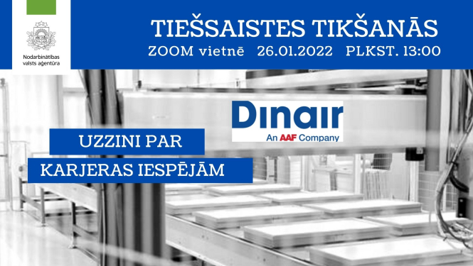 Tiešsaistes tikšanās par karjeras iespējām  Dinair Filton