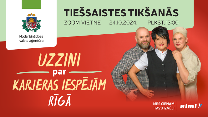 Tiešsaistes tikšanās par darba un karjeras iespējām Rimi Latvia