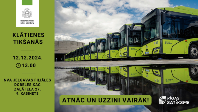 Klātienes tikšanās Dobelē par darba iespējām uzņēmumā "Rīgas satiksme"